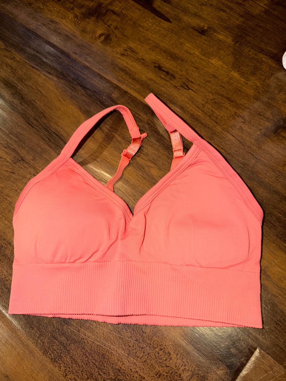 lululemon athletica Coral-Orange Light Support Bra